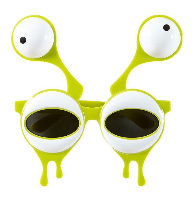 Alien-Brille mit zwei Augenpaaren für Fasnacht und Karneval