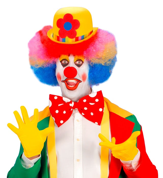 Gelbe Handschuhe als Kostümzubehör für Fasnacht und Karneval