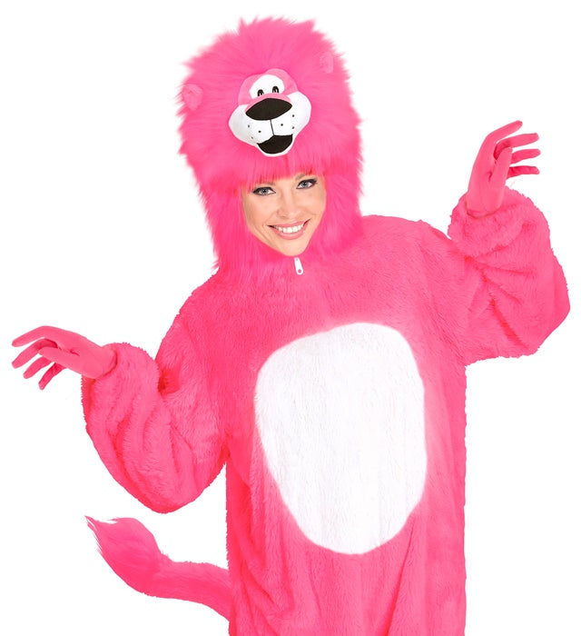 Rosa Handschuhe als Kostümzubehör für Fasnacht und Karneval