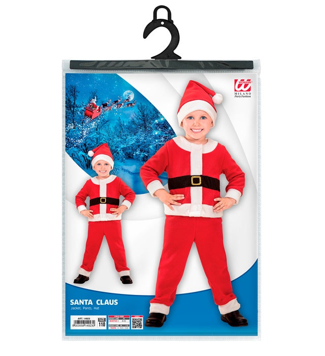 Baby Weihnachtsmann Kostüm für Jungen mit rotem Oberteil, Hose und Mütze