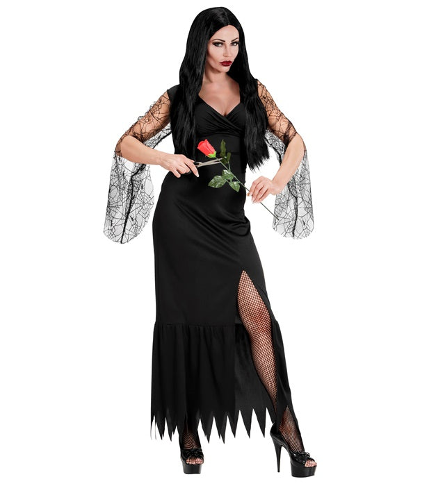 Dunkles Gothic Kleid DARK LADY für Fasnacht und Mottopartys