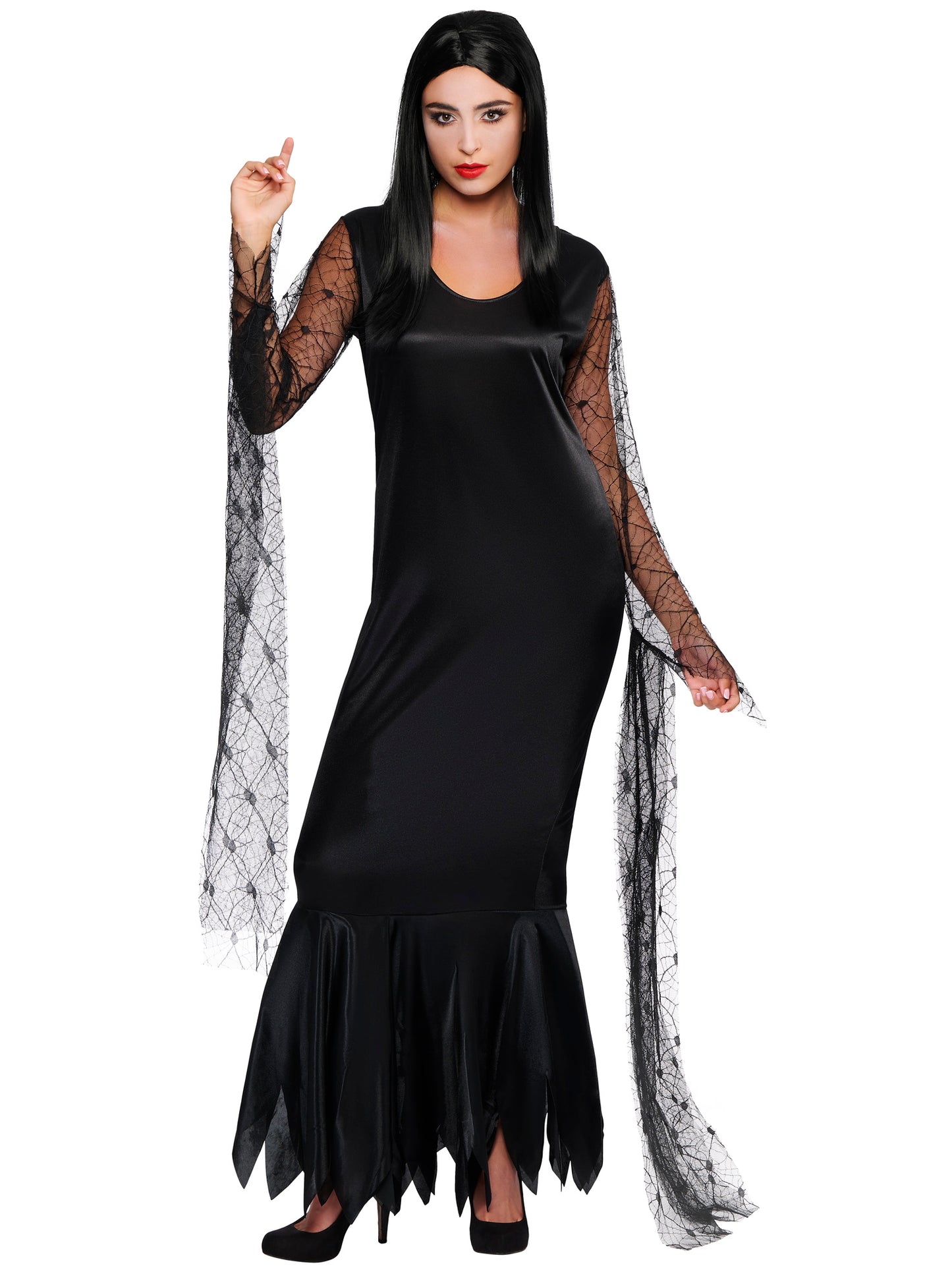Rubies Morticia Adams Kostüm für Erwachsene für Damen