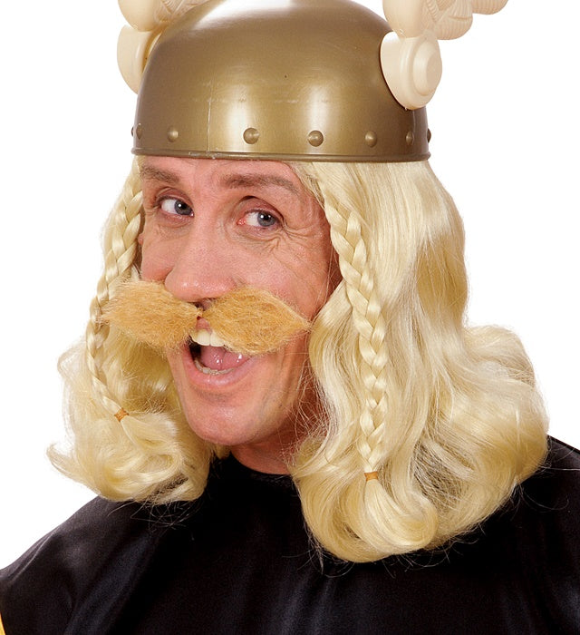 Blonder Schnauzer Bart für Fasnacht Kostüm