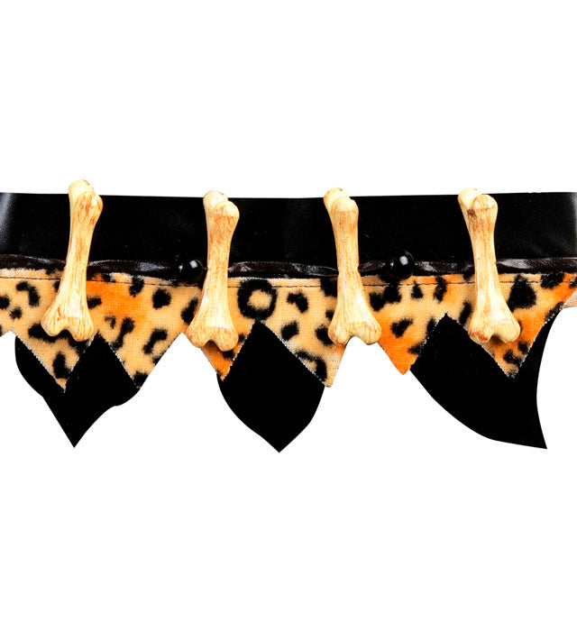 KNOCHENKETTE MIT LEOPARDENMUSTER Diverse Farben