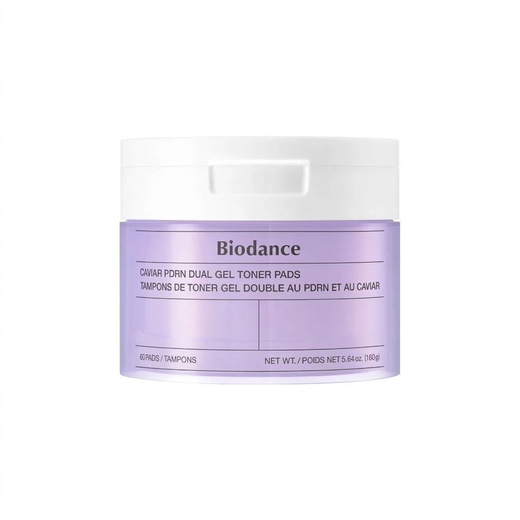BIODANCE CAVIAR PDRN DUAL GEL TONER PADS 60 PCS 140GR
