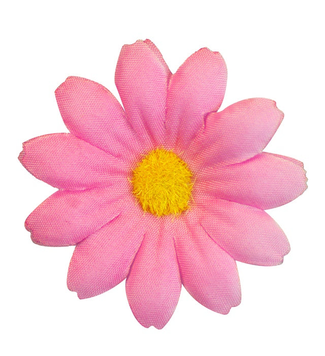 20 rosa dekorative Blumen für Fasnacht und Mottoparty