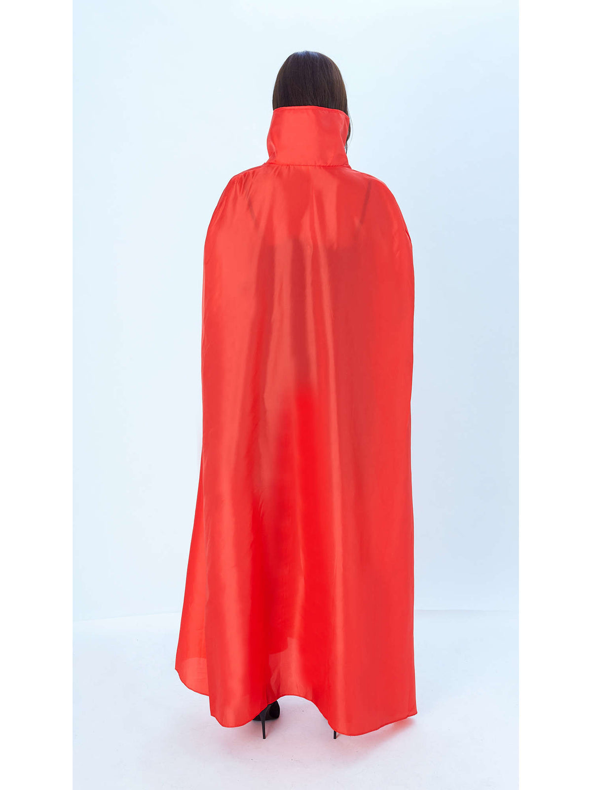 Rubies Taffetta Cape Kostümumhang für Herren, 60 Zoll – Seitenansicht