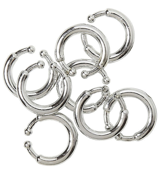 8er Set Clip Piercings als Fasnacht Accessoire