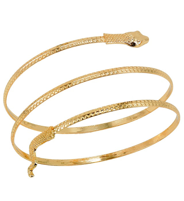Buntes Schlangenarmband als Fasnacht-Accessoire