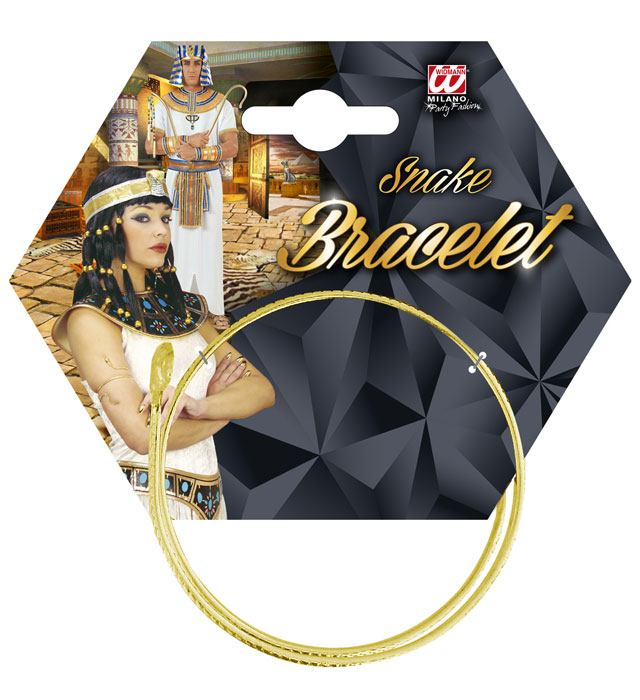Buntes Schlangenarmband als Fasnacht-Accessoire