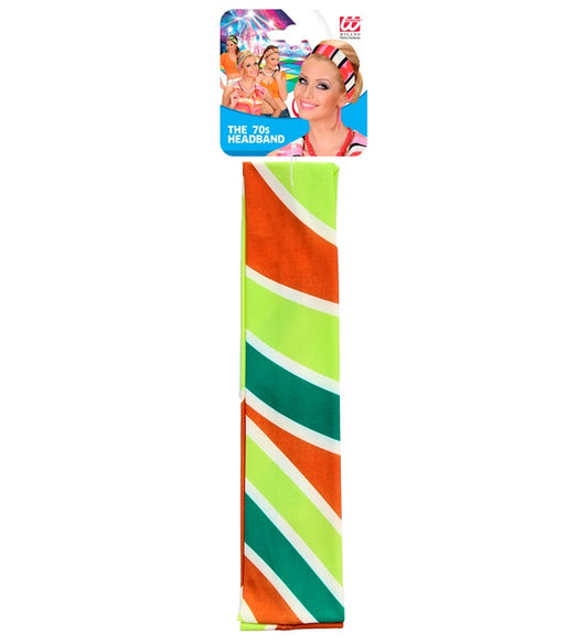 Buntes Haarband im 70er Jahre Stil in mehreren Farben