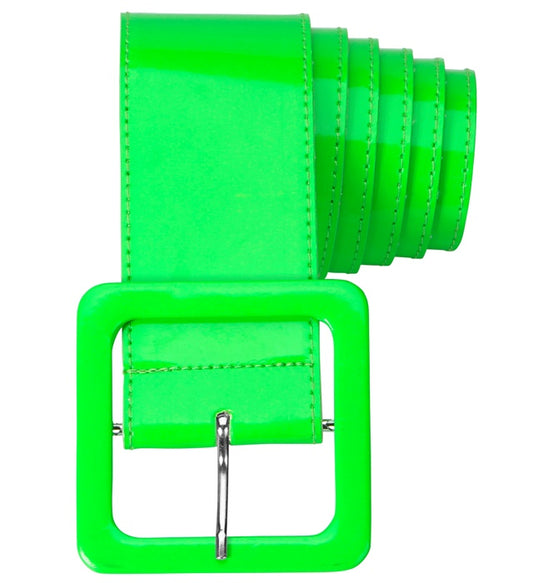 NEON GRÜNER VINYLGÜRTEL Neon - Grün