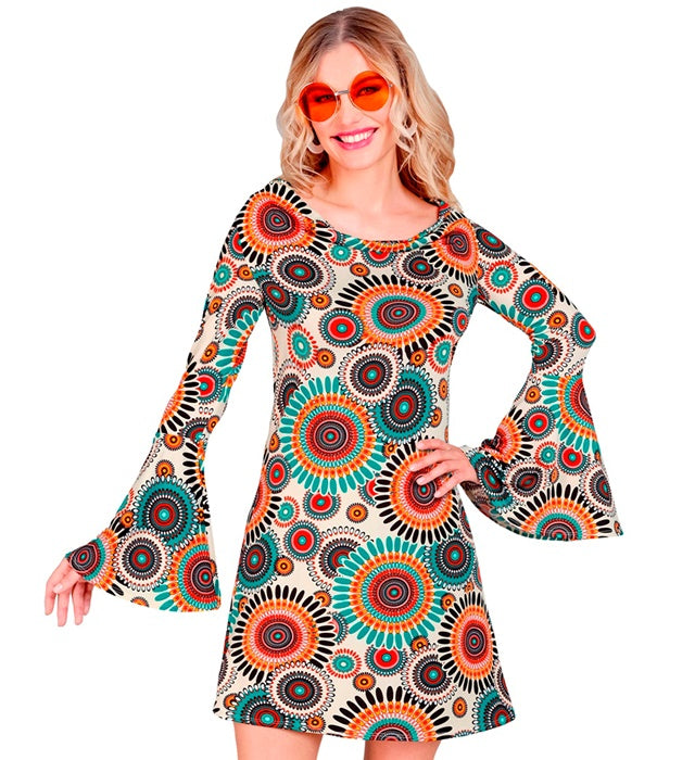 THE 60s FASHION Vintage Kleid im Retro-Design für Fasnacht und Mottoparty