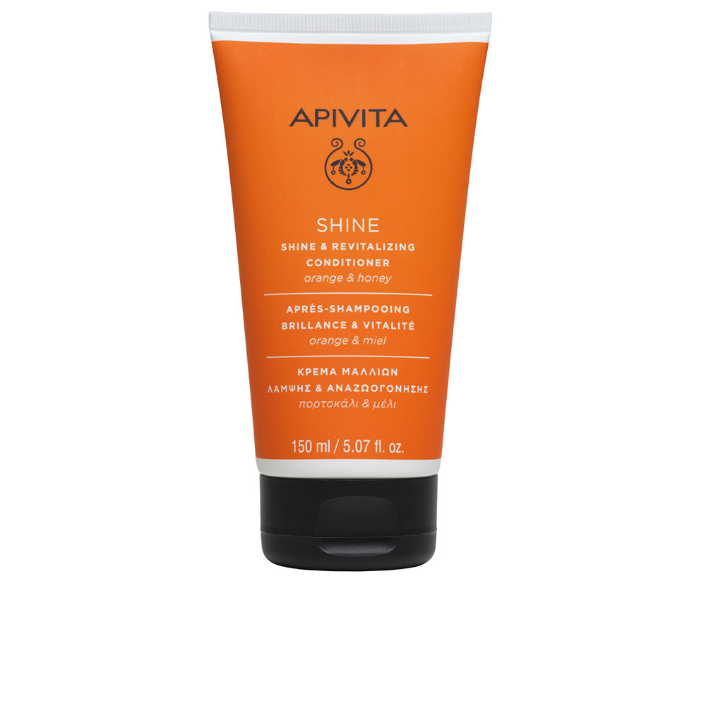 SHINE AND VITALITY CONDITIONER with honey and orange formulated without silicones 150 ml