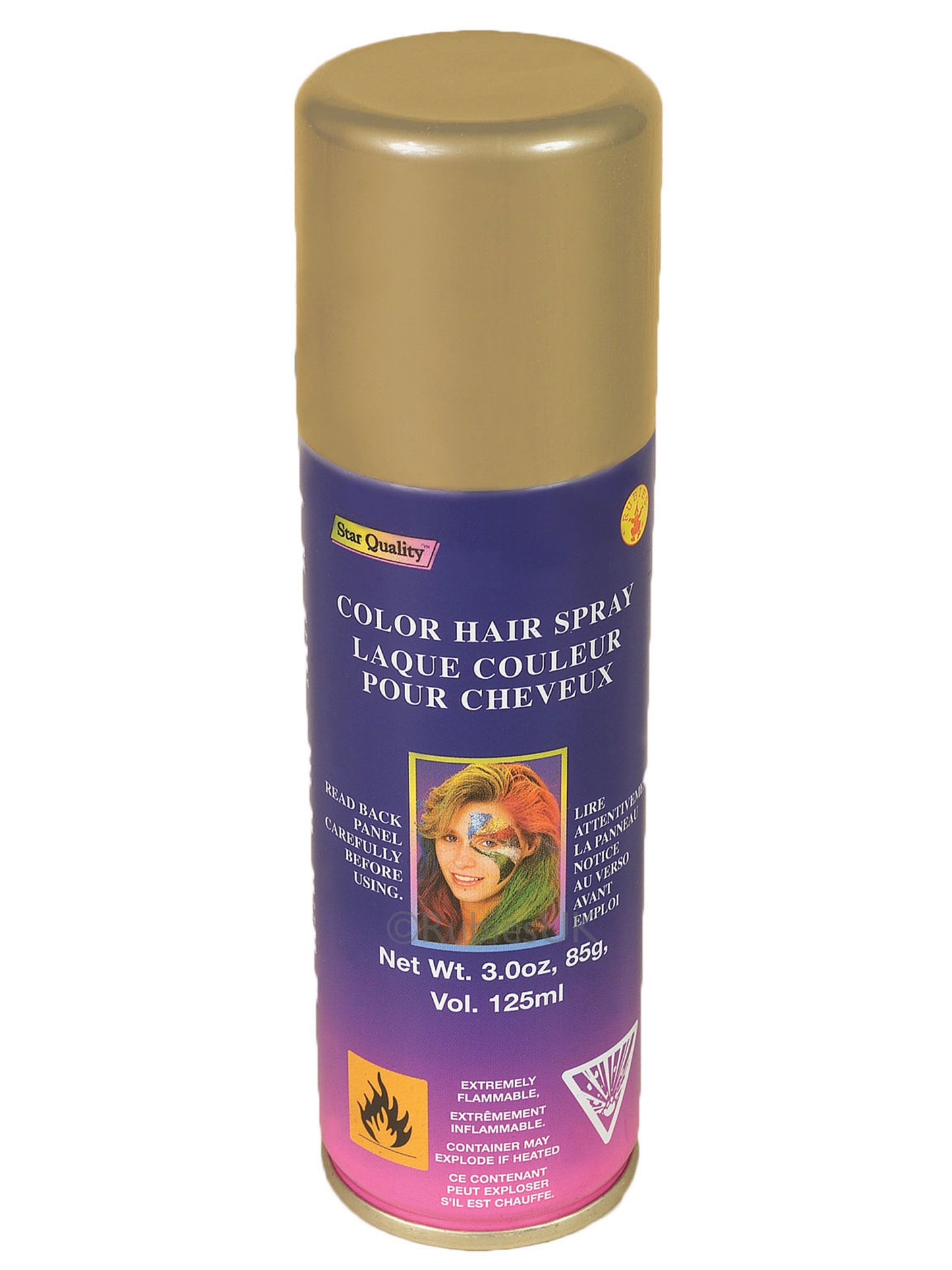Rubies Silver Color Hairspray Kostümzubehör