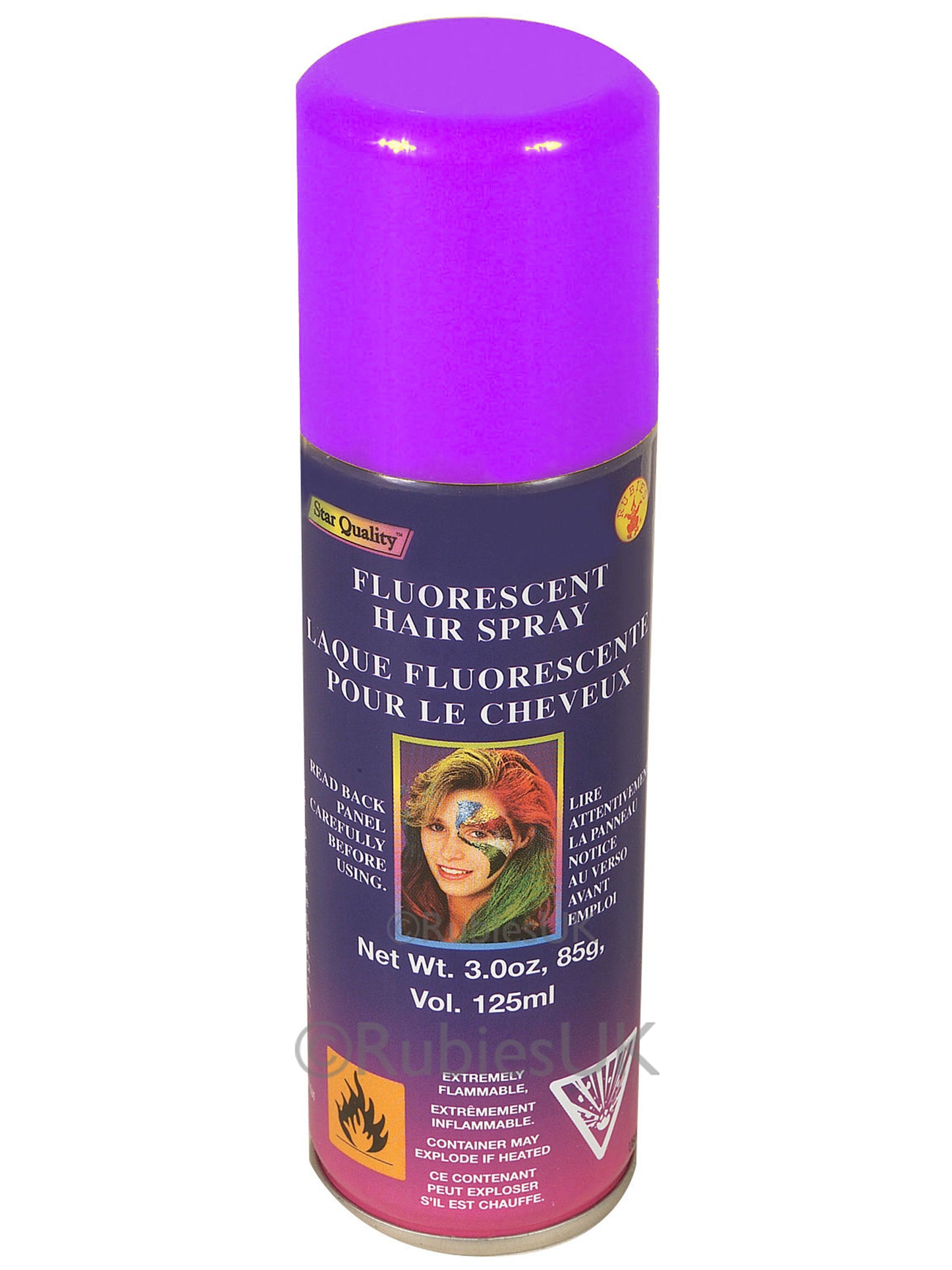 Rubies Purple Fluorescent Hairspray Kostümzubehör