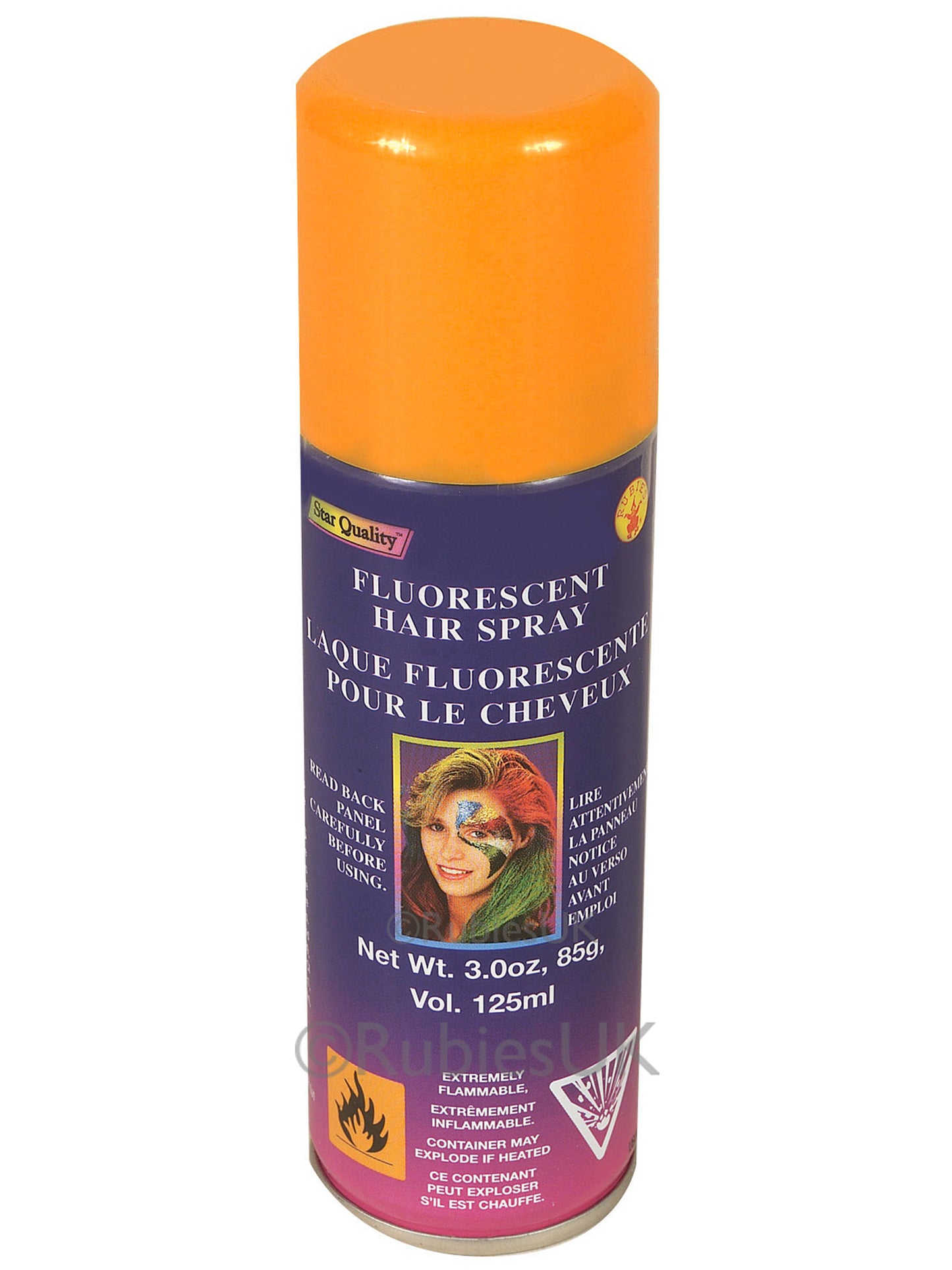 Rubies Orange Fluorescent Hairspray Kostümzubehör