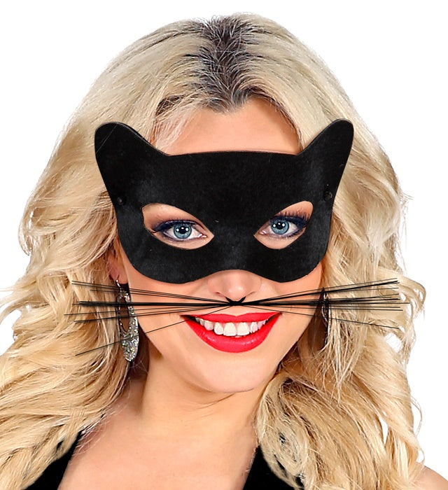 Katzen Schnurrbart Accessoire für Fasnacht Kostüm