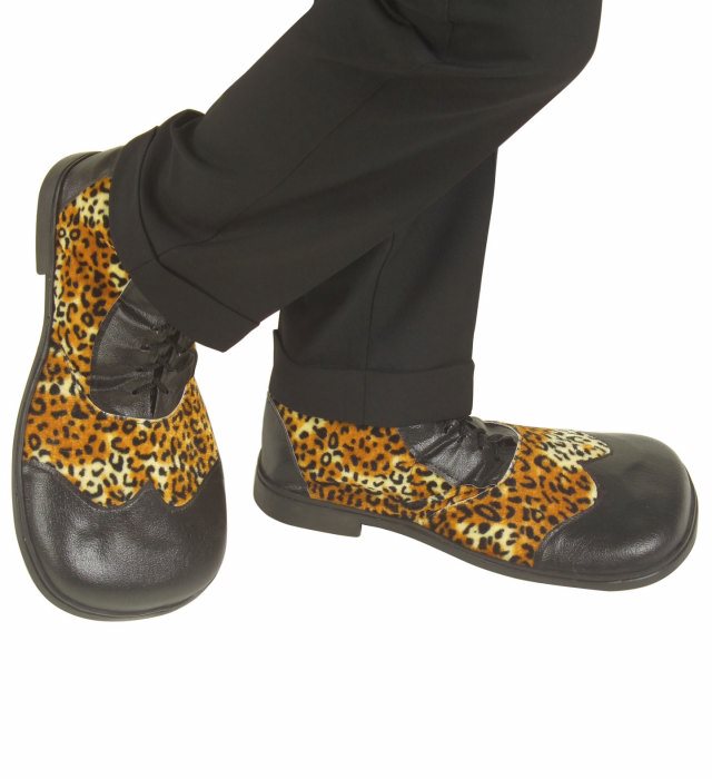 Partyschuhe im Leopardenmuster mit rutschfester Gummisohle