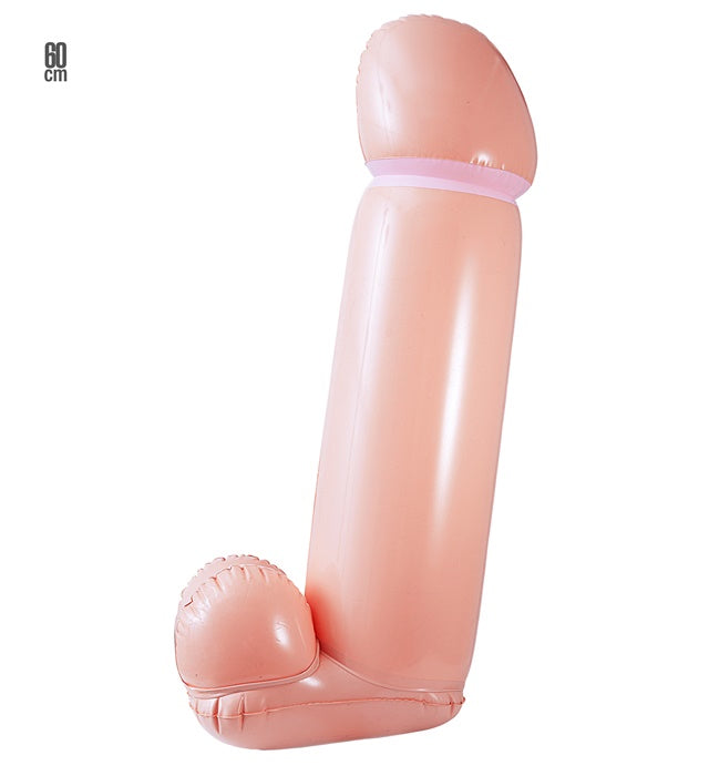 Aufblasbarer Willy 60 cm Party-Accessoire in pink