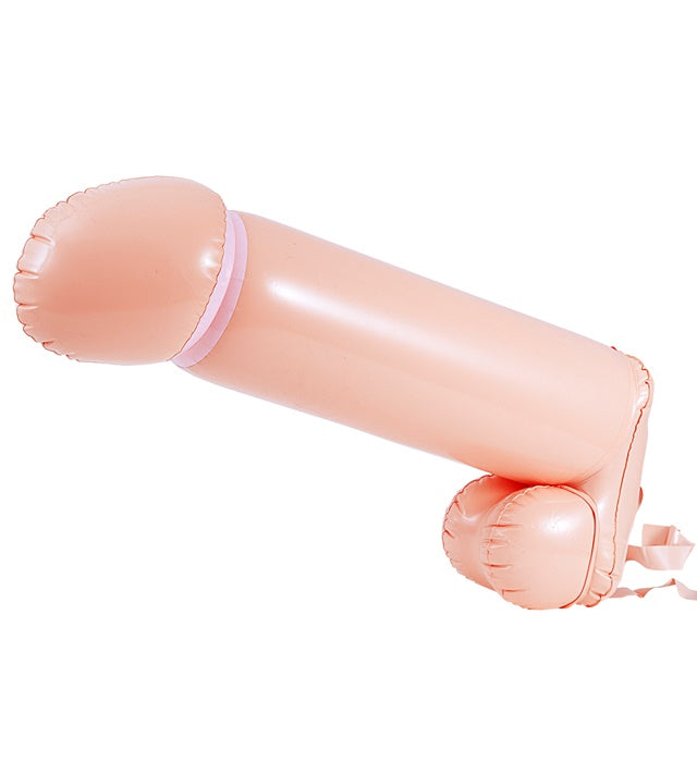 Aufblasbarer Willy 60 cm Party-Accessoire in pink