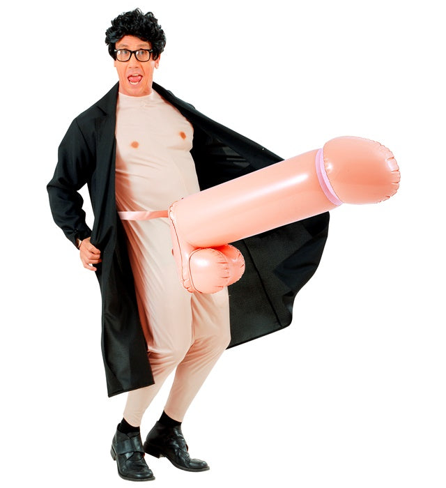 Aufblasbarer Willy 60 cm Party-Accessoire in pink