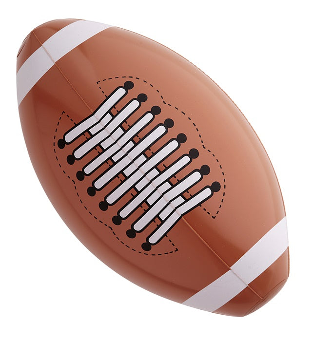 Aufblasbarer amerikanischer Football 36 cm als Fasnacht-Accessoire
