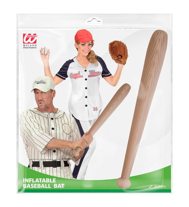Aufblasbarer Baseballschläger 82 cm als Fasnacht Accessoire