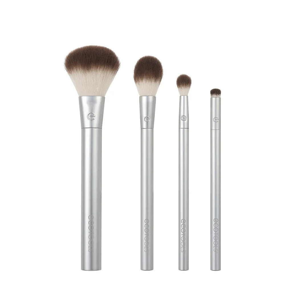 ECOTOOLS ECOTOOLS Precopus Metals Set 4-teilig Pinsel für Wangen Make-up Kosmetik