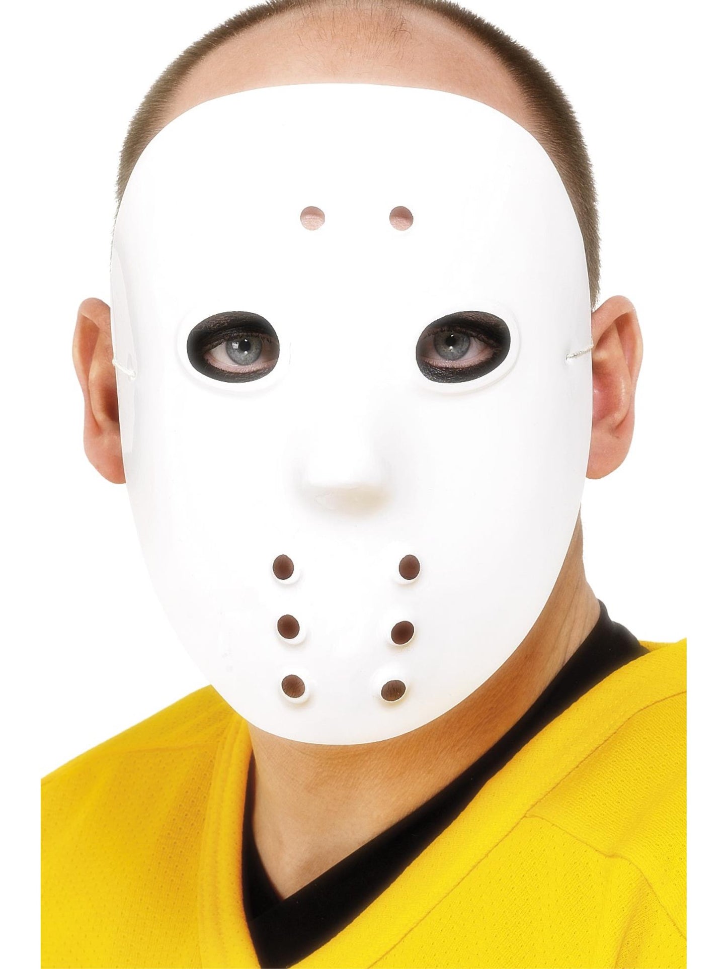 Smiffys FACEMASKS Hockey Mask, White für Unisex