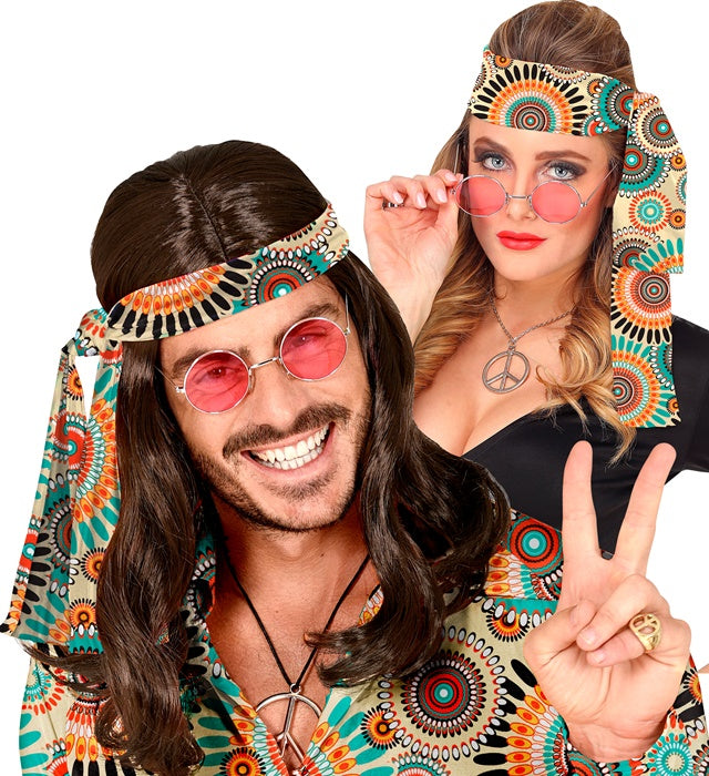 Vintage Stirnband im 60er Jahre Stil für Fasnacht und Mottopartys