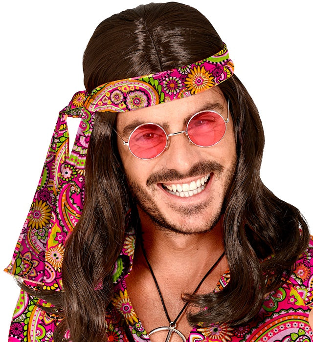 THE 60s FASHION Paisley Stirnband mit buntem 60er-Jahre Muster