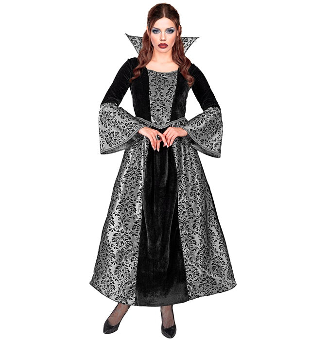 VAMPIRIN Kleid in elegantem Vampir-Design für Fasnacht und Halloween