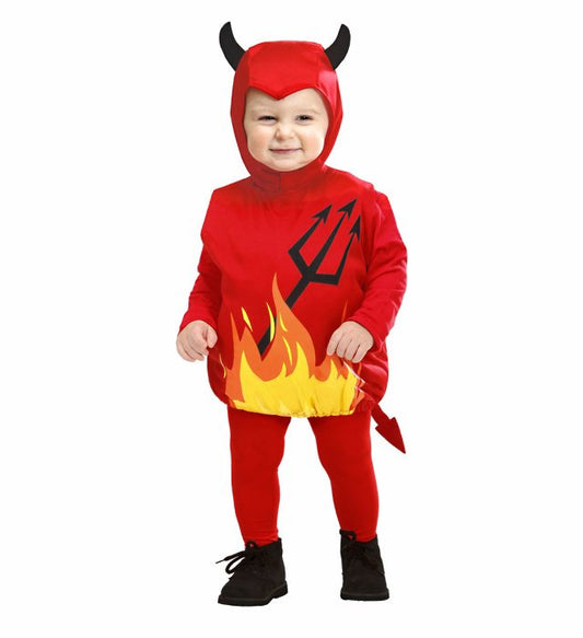 Puffy Devil Kopfbedeckung mit Teufelshörnern für Fasnacht und Karneval