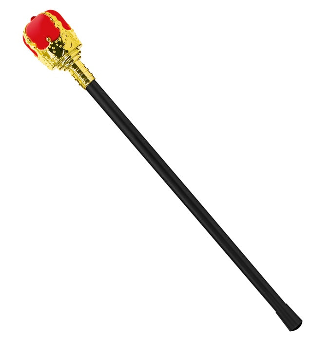 Königszepter 44 cm in goldener Optik als Fasnachts-Accessoire
