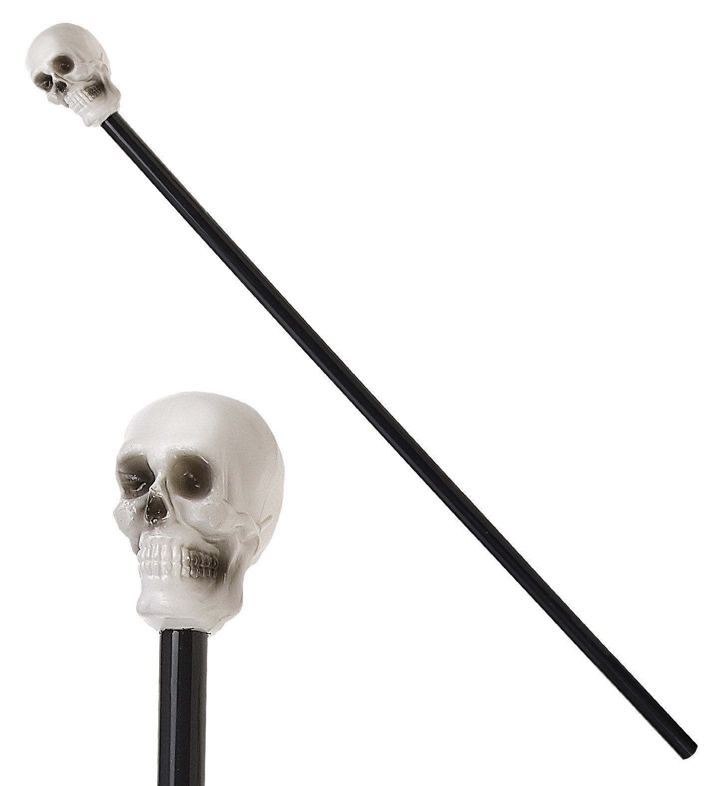 Totenkopf Gehstock 80cm