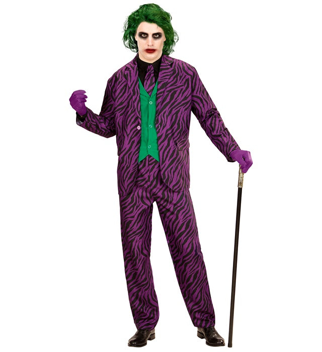 Evil Clown Kostüm bestehend aus Jacke, Weste, Hose und Krawatte für Fasnacht