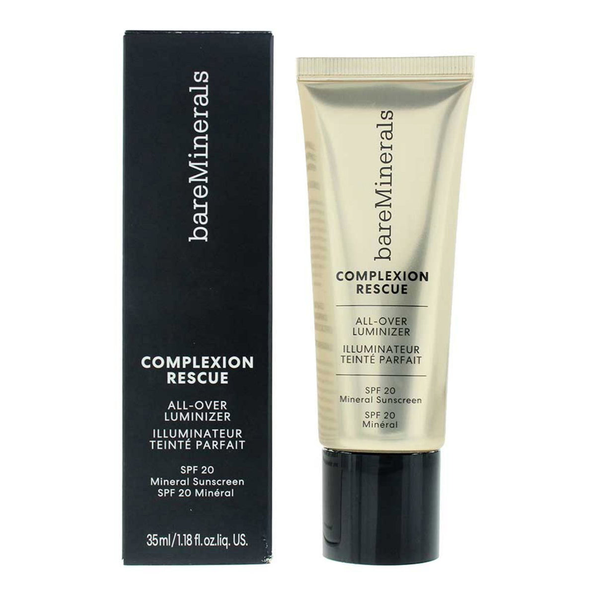 BareMinerals, Complexion Rescue, Erleuchtend, Flüssiger Highlighter, Kupferrose, SPF 20, Gesicht, 35 ml