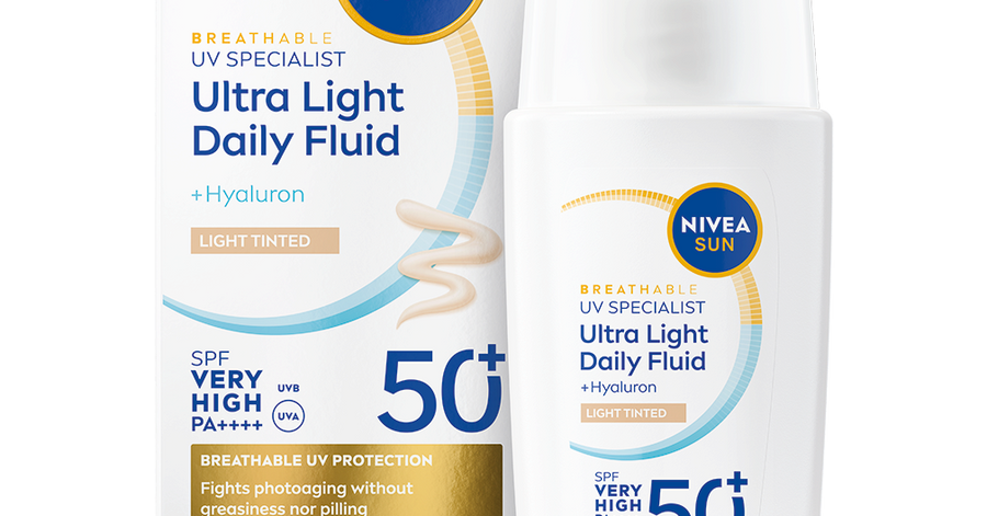 NIVEA Sun Fluido Diario Protección Facial SPF 50 Tono Claro 40 ml