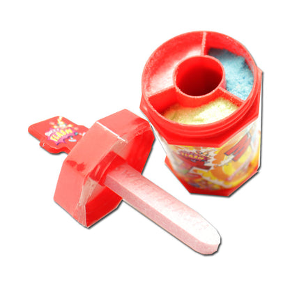 Sweet Flash Dip & Mix Lollipop mit saurem Pulver, 35 g – Seitenansicht
