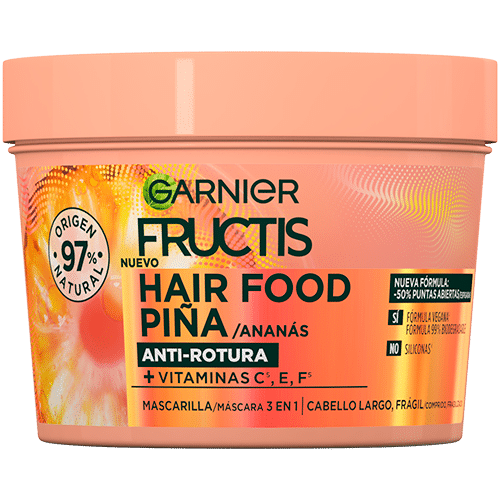 GARNIER GARNIER Fructis Hair Food Piña Haarmaske gegen Haarbruch 350 ml Haarpflege