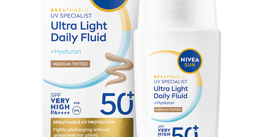 NIVEA Sun Gesichtsfluid SPF 50 Tono Medio 40 ml