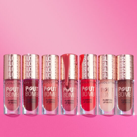 REVOLUTION MAKE UP REVOLUTION MAKE UP Pout Bomb Plumping Gloss Peachy 4,6 ml Lipgloss Make-up