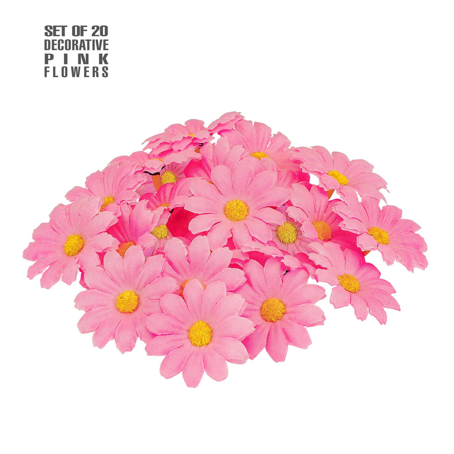 "20 ROSA DEKO BLUMEN" – Vorderansicht