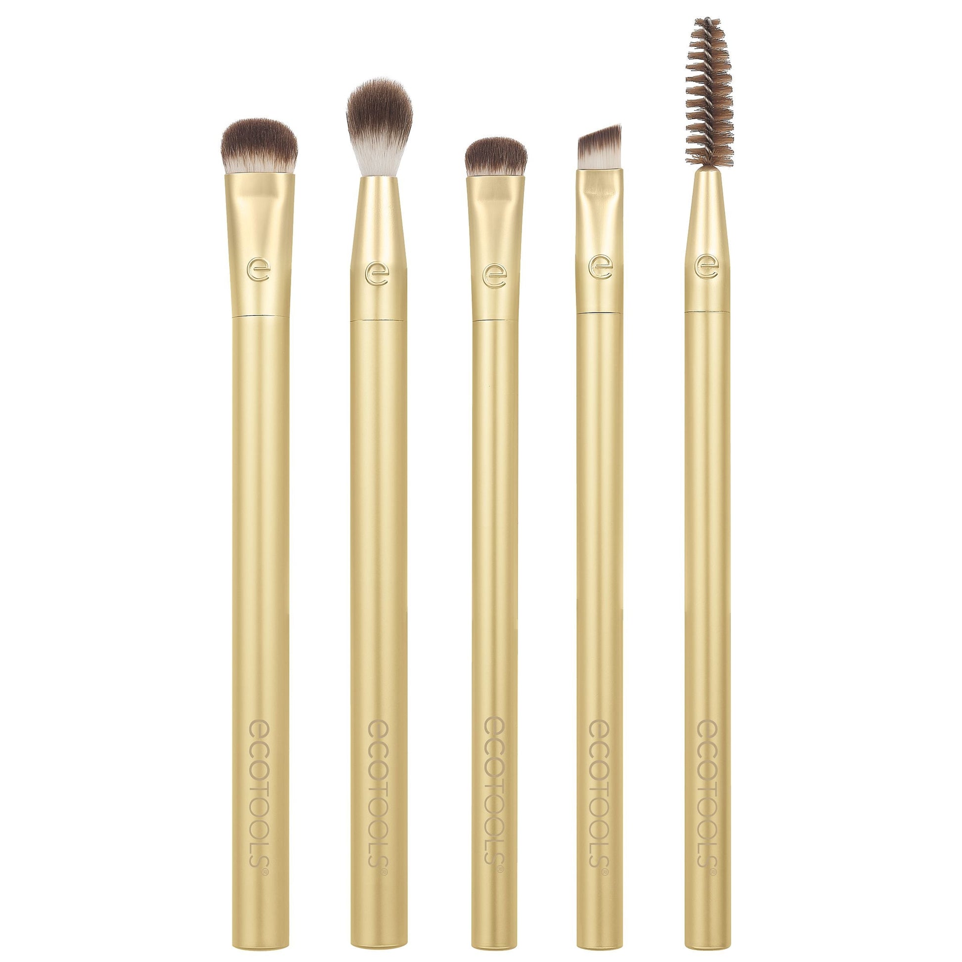 ECOTOOLS ECOTOOLS Precious Metals Brightening Set 5-teilig Make-up Pinsel Kosmetik