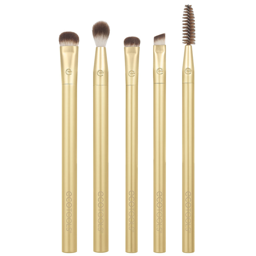 ECOTOOLS ECOTOOLS Precious Metals Brightening Set 5-teilig Make-up Pinsel Kosmetik
