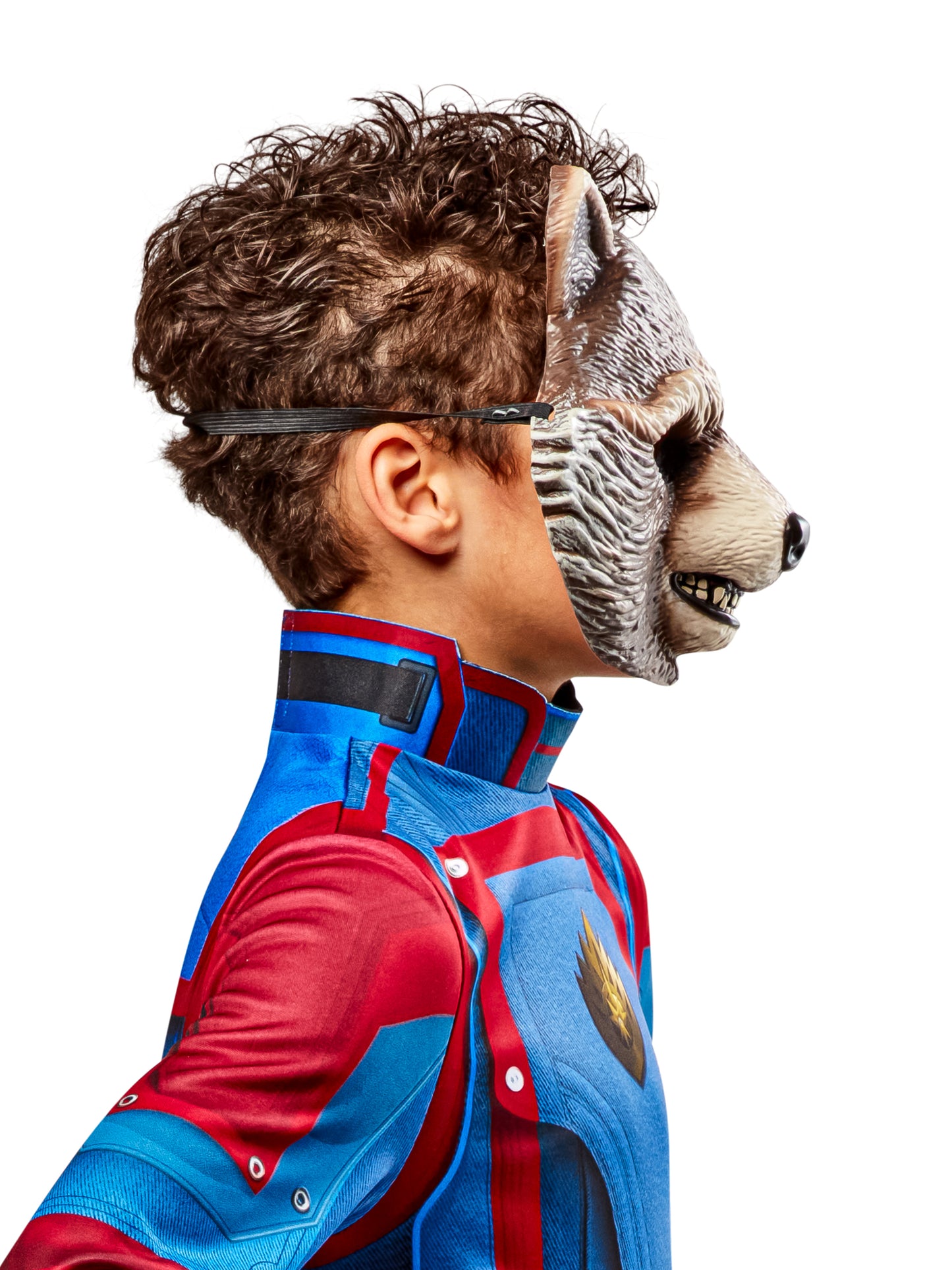 Rubies Marvel Rocket Maske für Erwachsene – Ansicht – Seitenansicht
