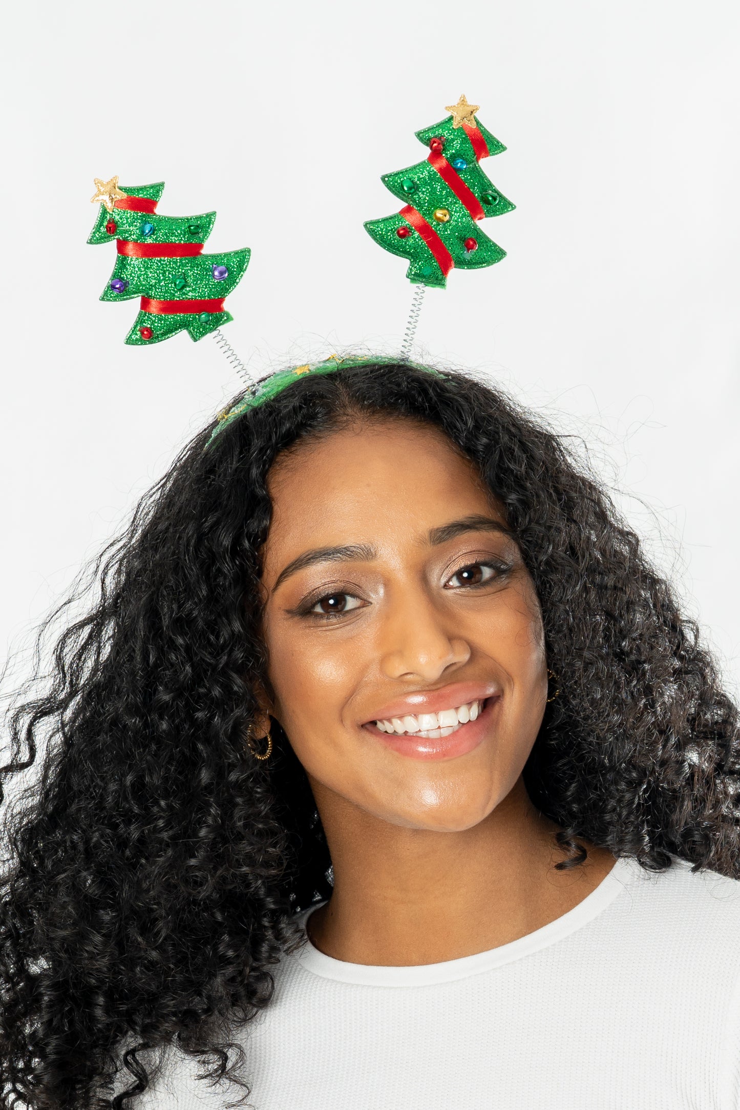 Rubies Christmas Tree Head Boppers mit Weihnachtsbaum-Motiv – Seitenansicht