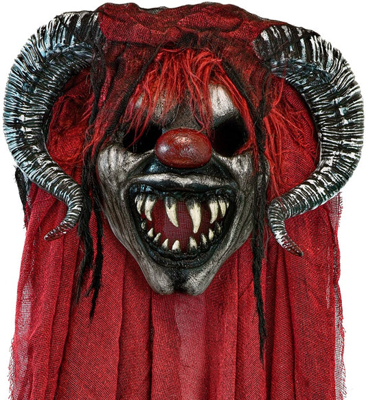 Krampus Maske mit Umhang für Fasnacht und Halloween