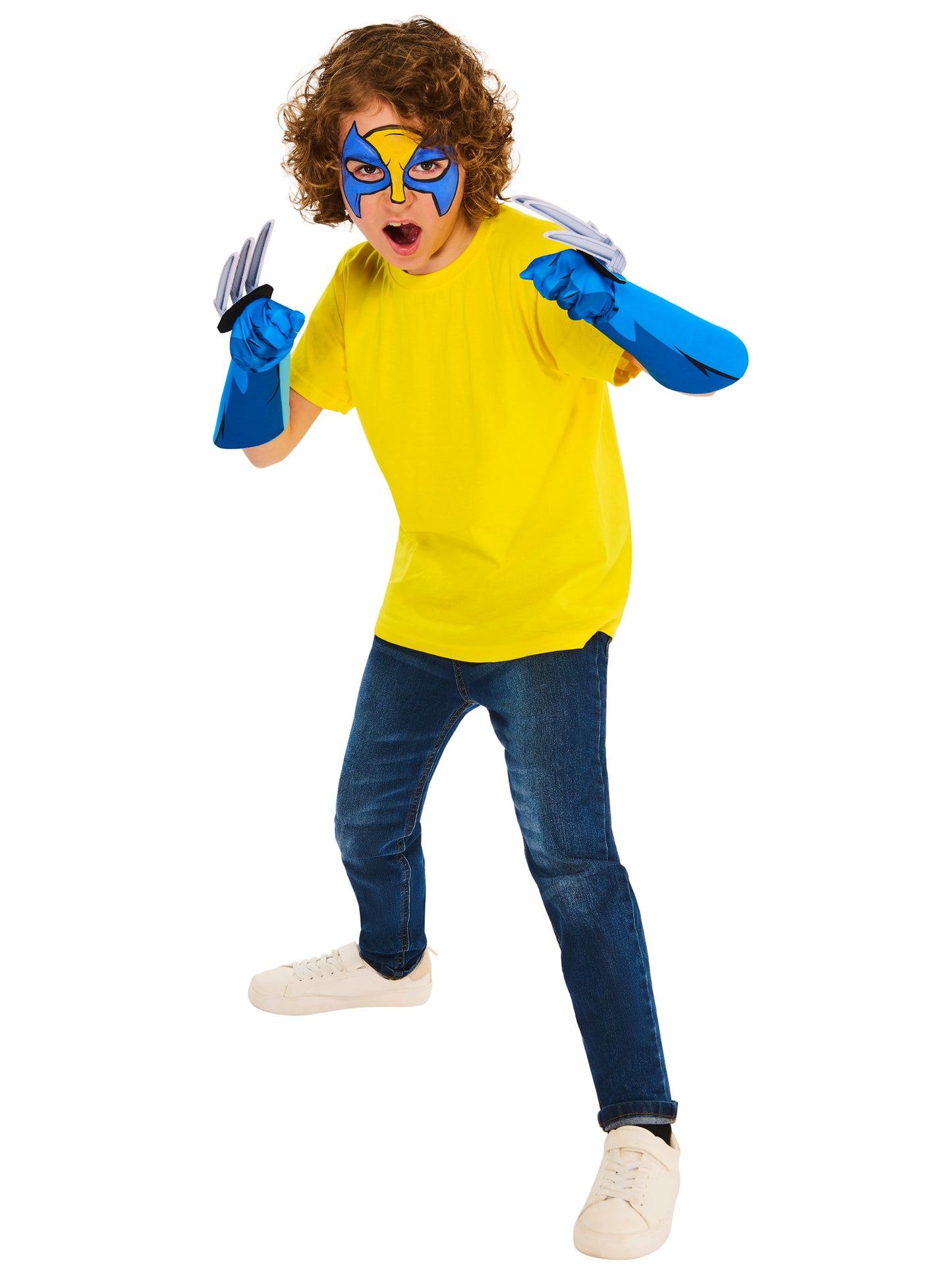 Rubies Wolverine Claws für Jungen Marvel Kostümzubehör – Seitenansicht